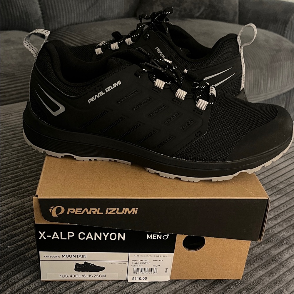 Pearl Izumi Men's Black X-ALP Canyon Athletic Shoes